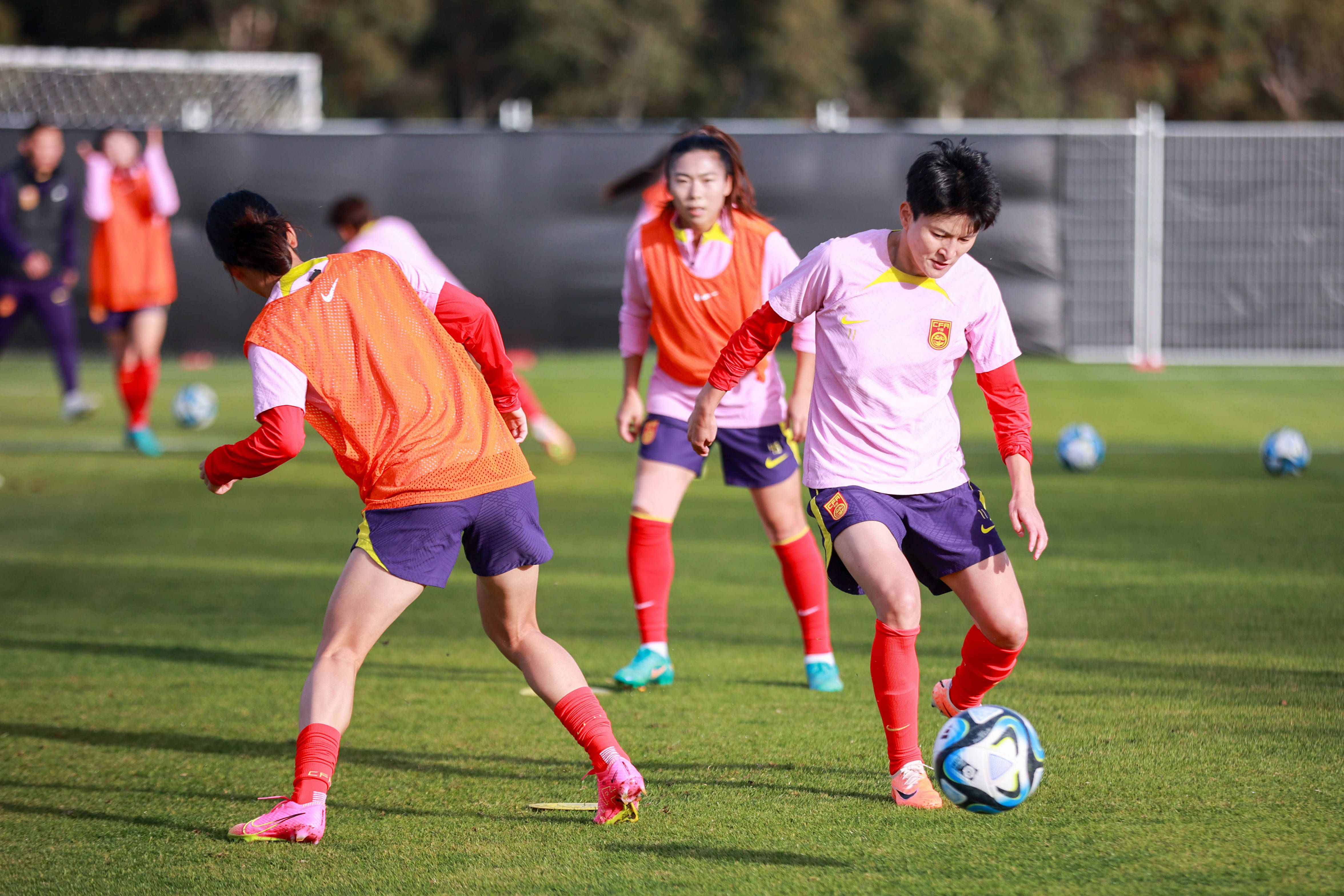 哥伦比亚女足国家队备战全运会